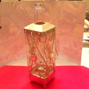 Musical Decanter with Metal Handle Vintage 70s